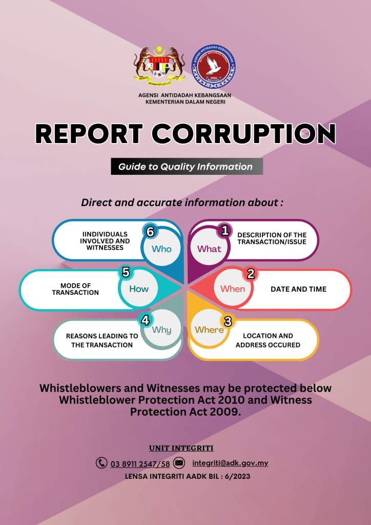 LENSA - Report Corruption